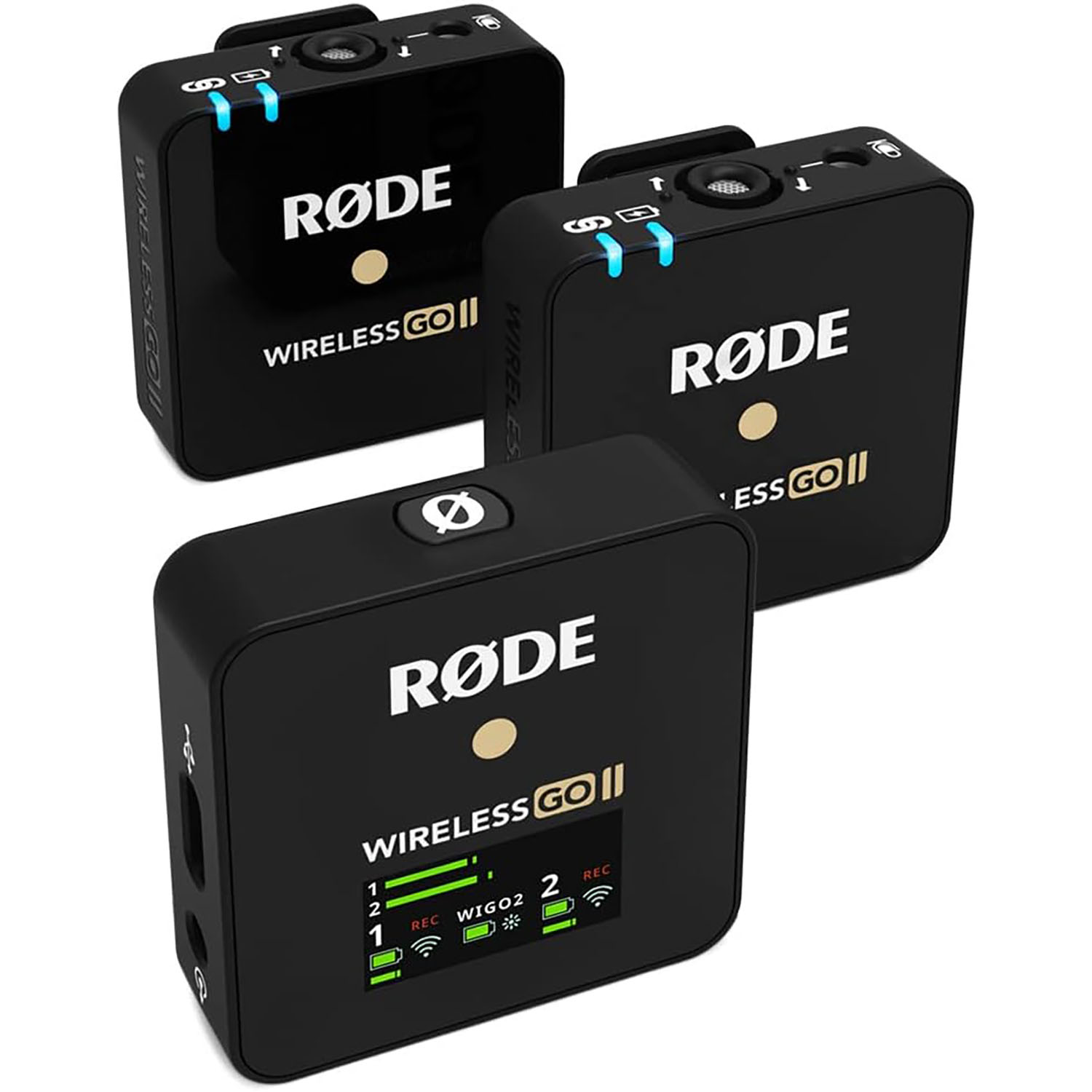 RØDE Wireless Go II Dual Channel Wireless System with Built-in Microphones